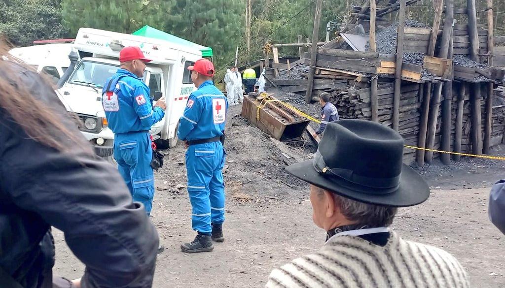 Mina en la que fueron recuperados los cuerpos.