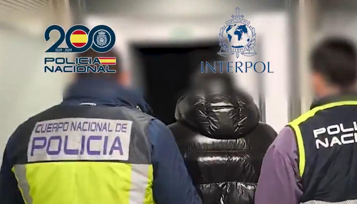 Gerly Sánchez Villamizar, alias 'Mono Gerly', capturado por la Policía de España.