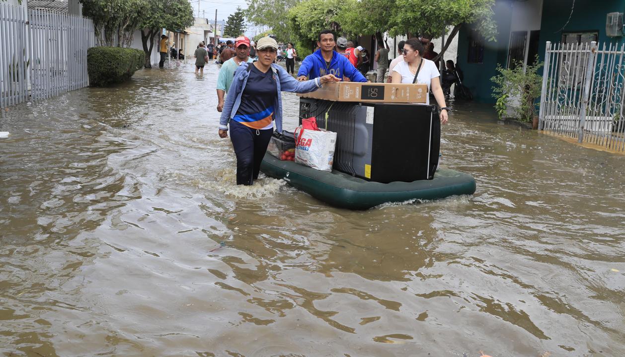 Inundación en Montería.