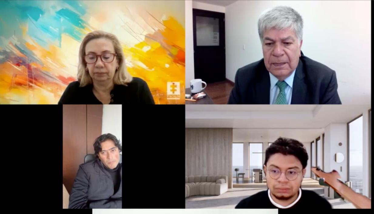 Aspecto de la audiencia preparatoria de este jueves contra Nicolás Petro. 