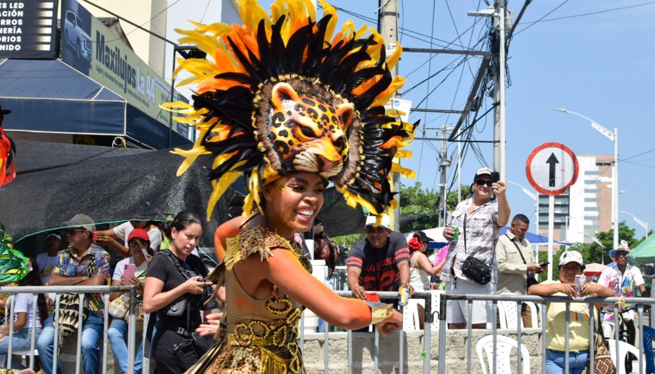Selva Africana, ganador en la categoría Comparsa de tradición.