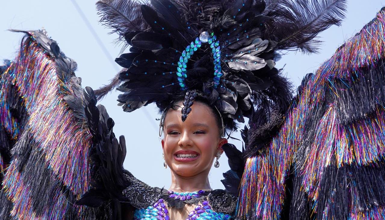 Sharon Acosta, reina infantil del Carnaval.