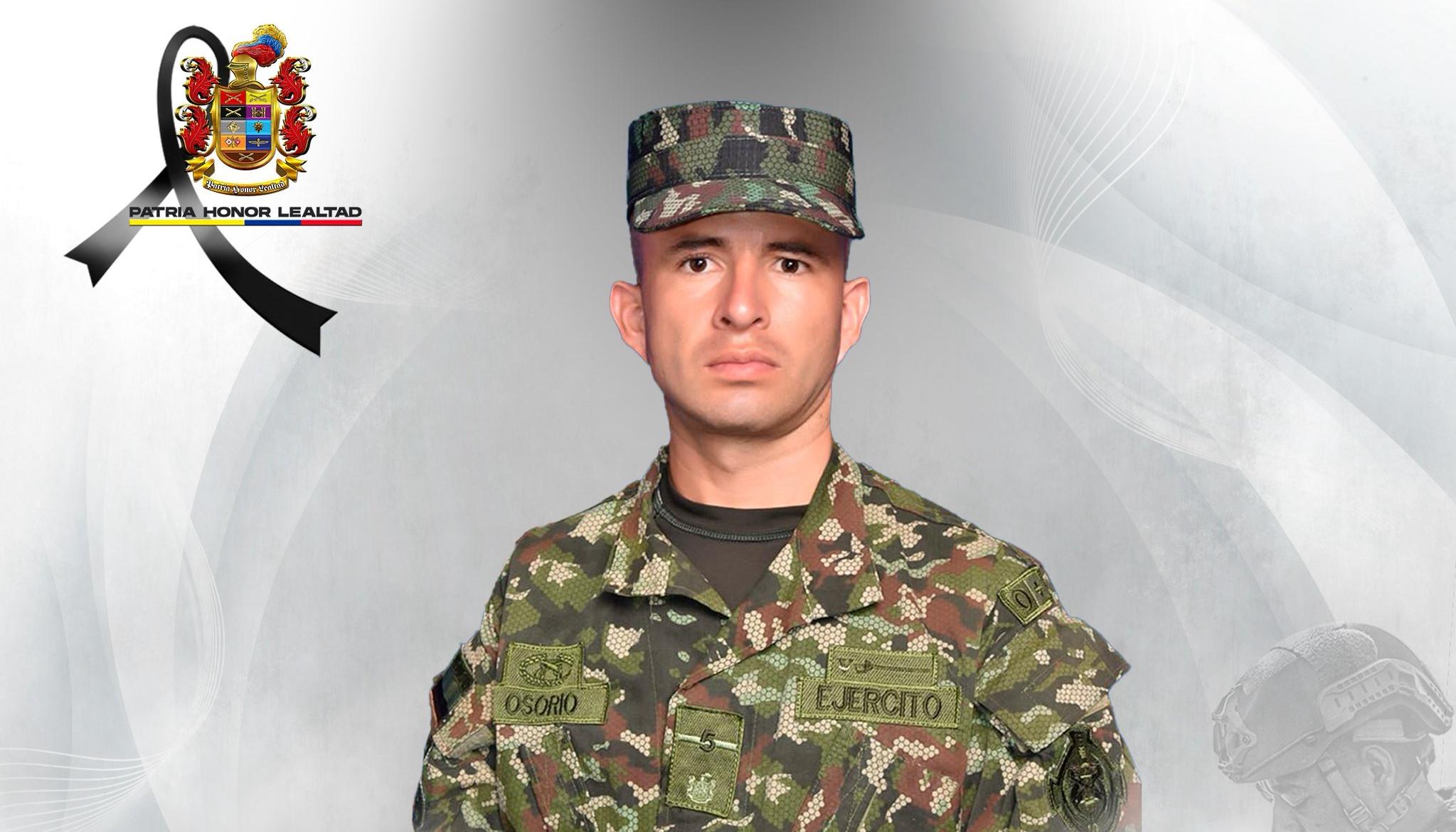 Soldado Yeudy Osorio Córdoba.