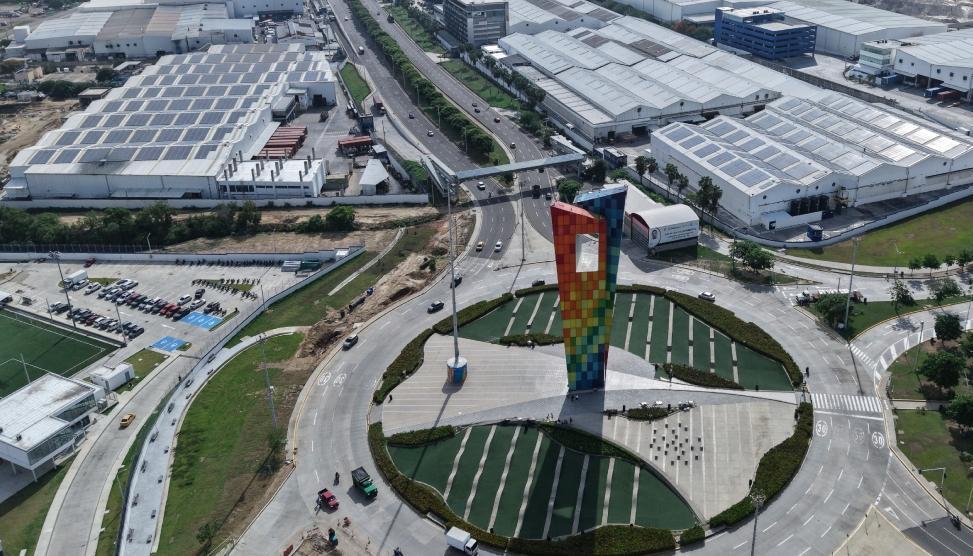 Planta de Tecnoglass en Barranquilla.