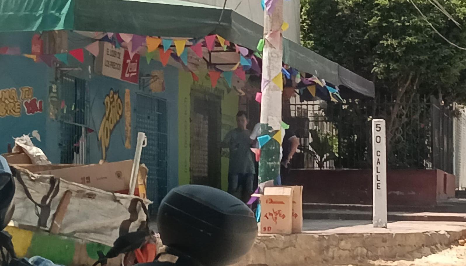 Tienda donde ocurrieron los hechos. 