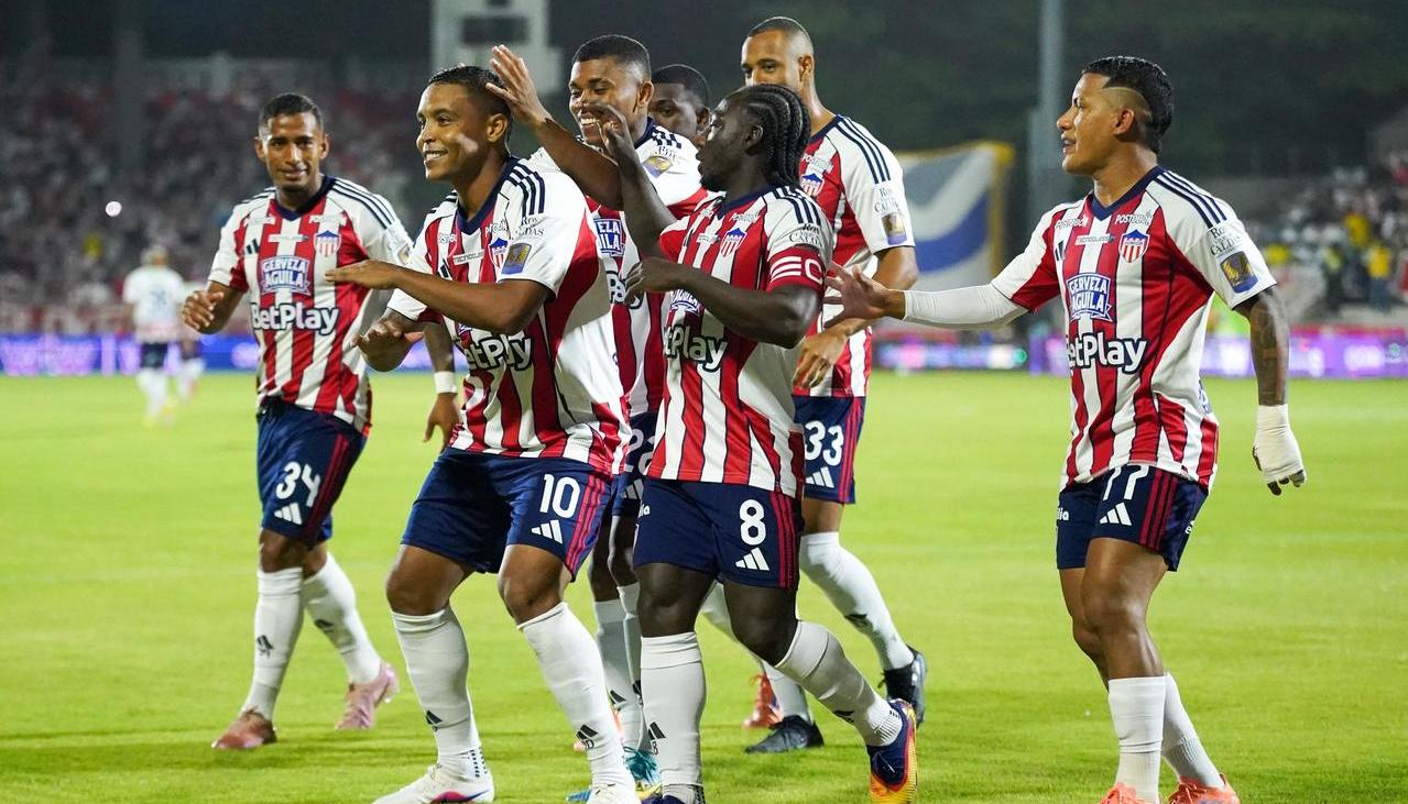 Celebración del gol de Luis Fernando Muriel