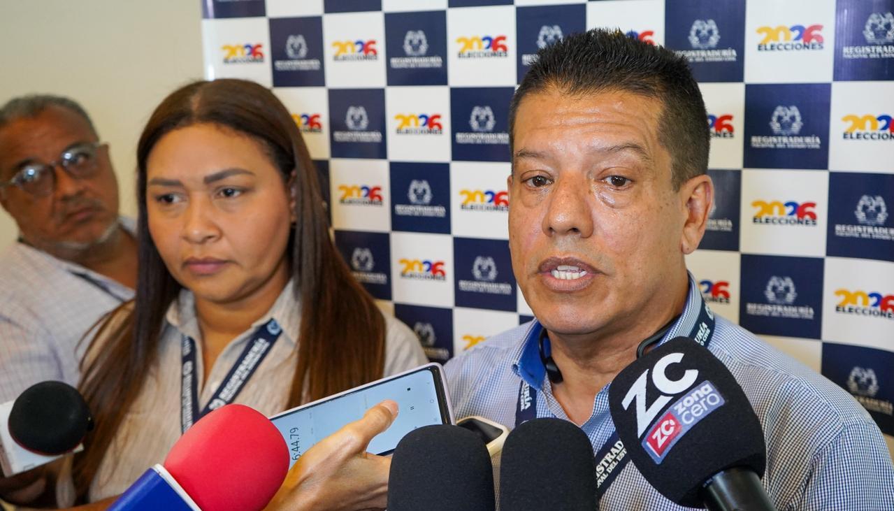 El delegado departamental de la Registraduría, William Malpina.