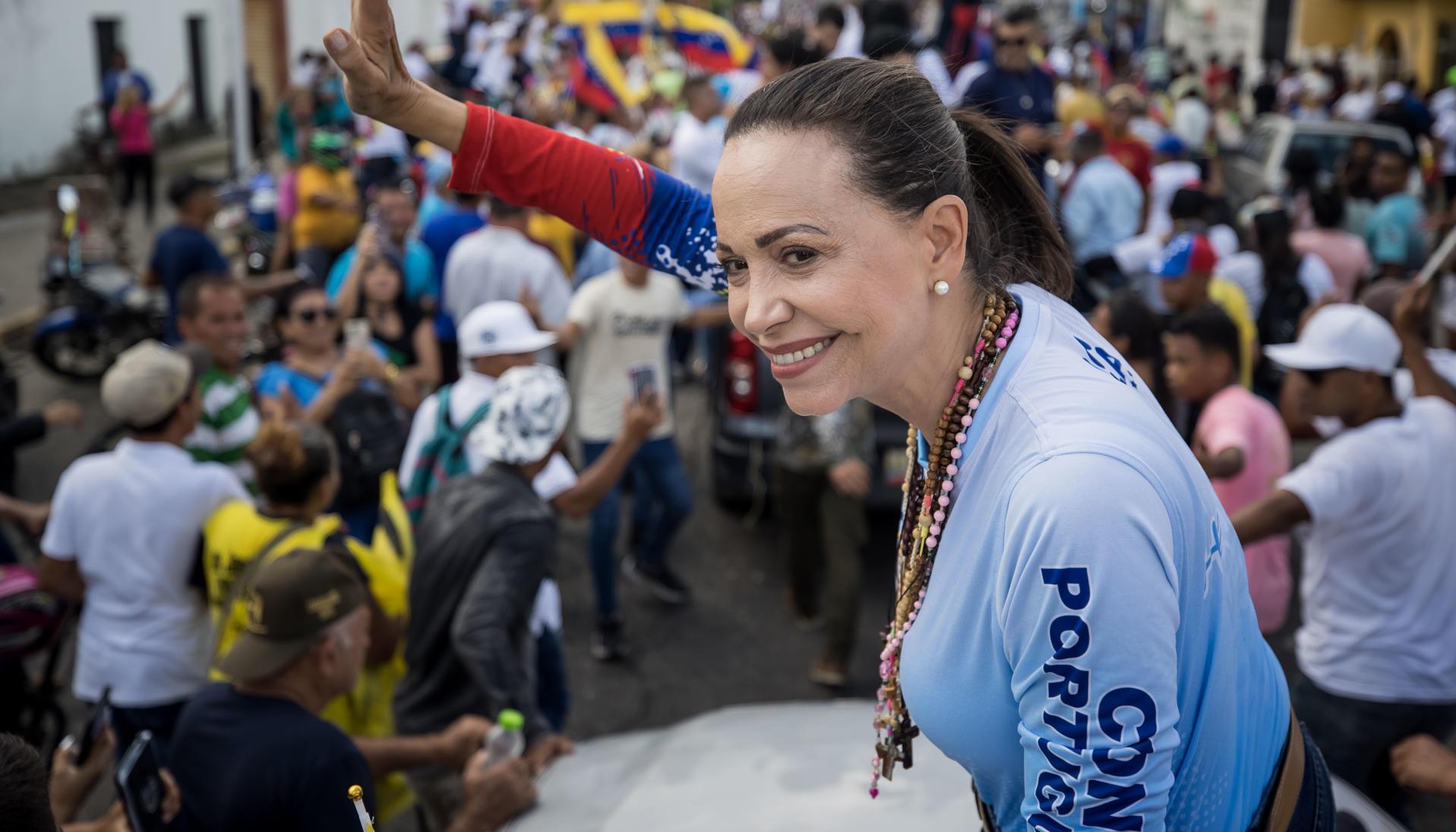 María Corina Machado, líder opositora venezolana.