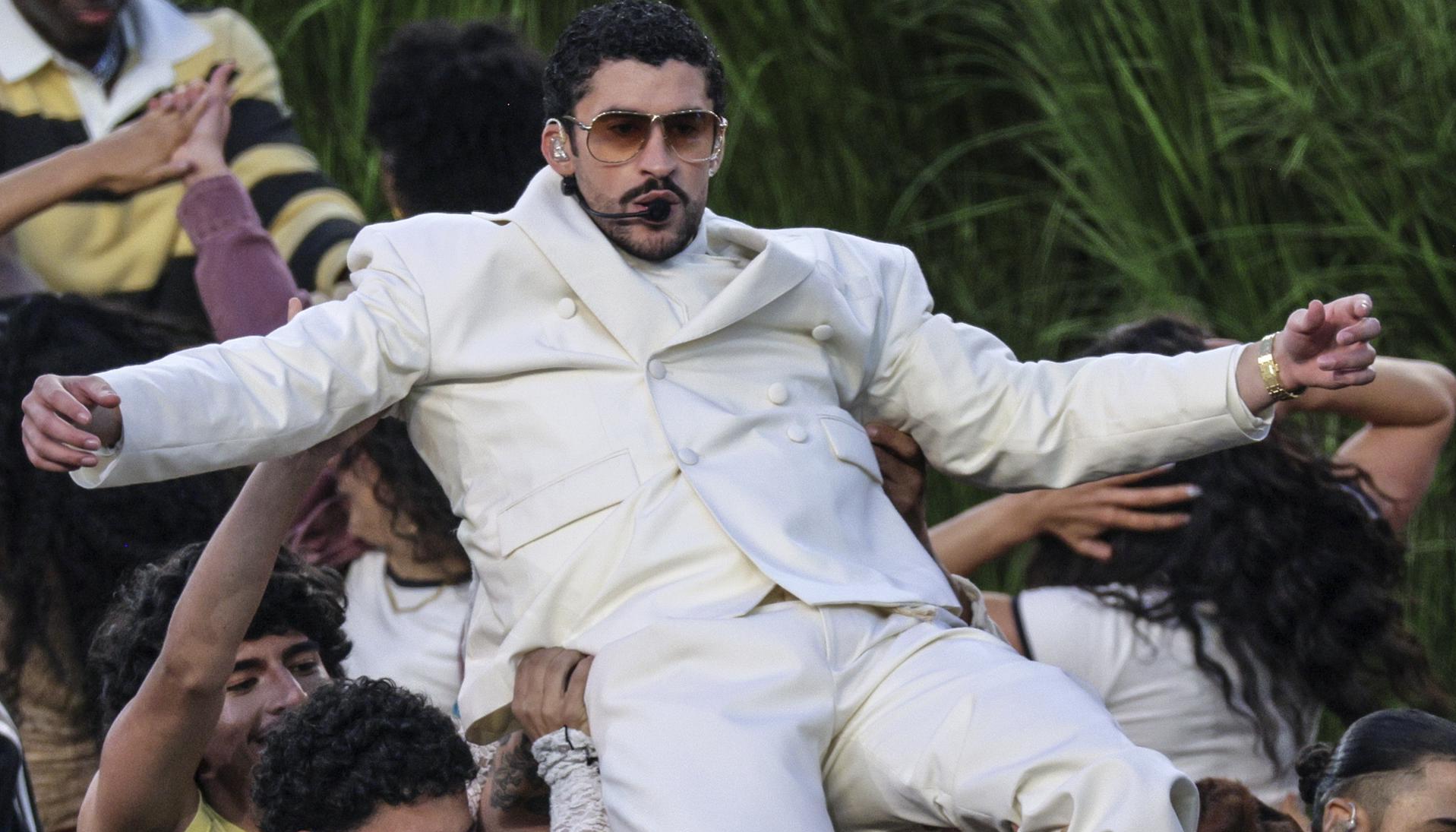 Bad Bunny en el Super Bowl.