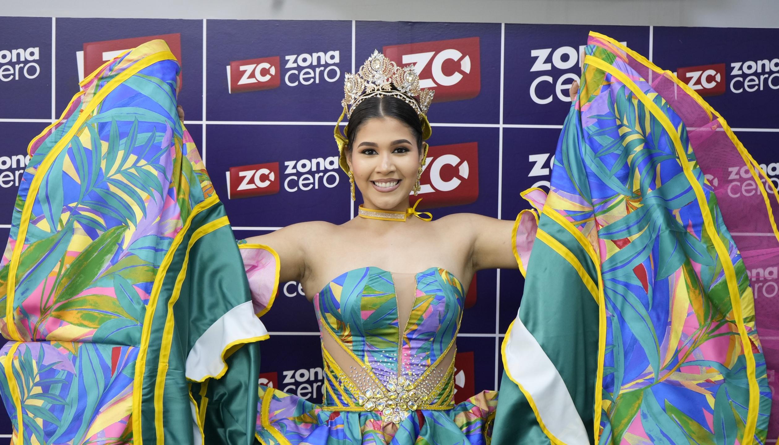 Shaddia Navarro Salas, Reina del Carnaval de Santo Tomás.