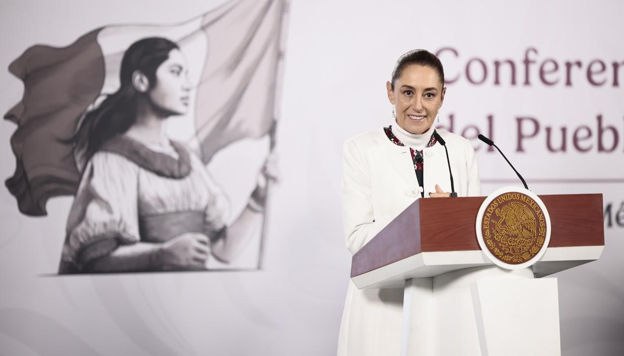 Claudia Sheinbaum, presidenta de México. 