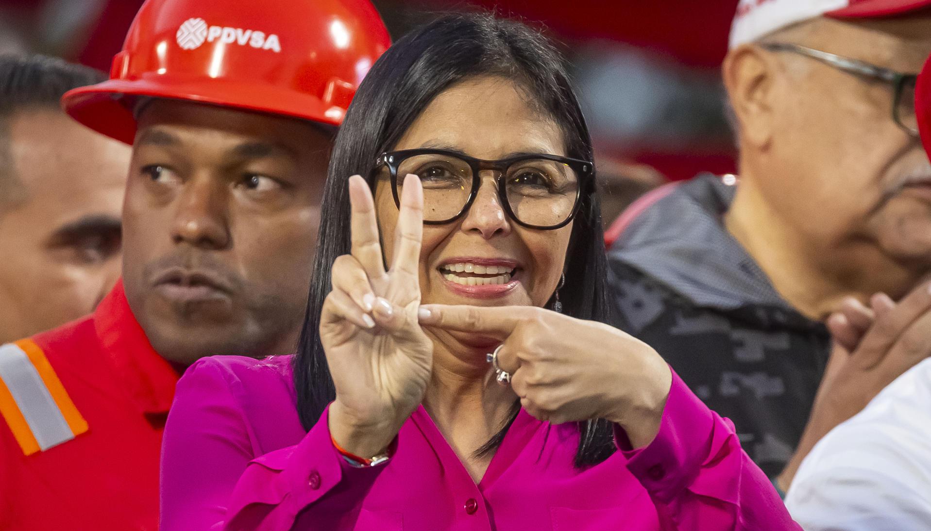 Delcy Rodríguez, Presidenta encargada de Venezuela.