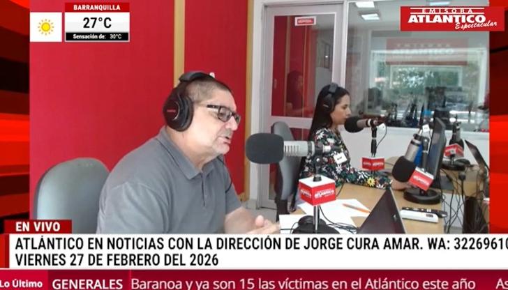 Transmisión de Atlántico en Noticias.