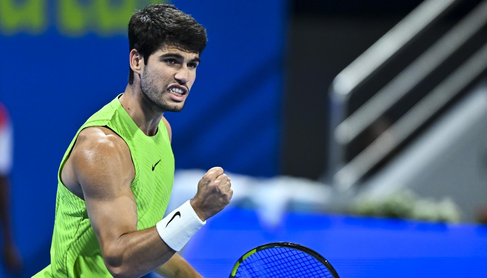 Carlos Alcaraz, tenista español.