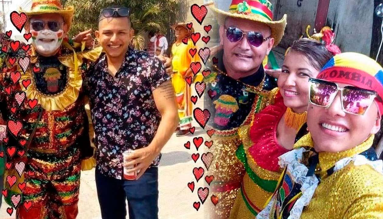 Adolfo Maury con su hijo Kevin