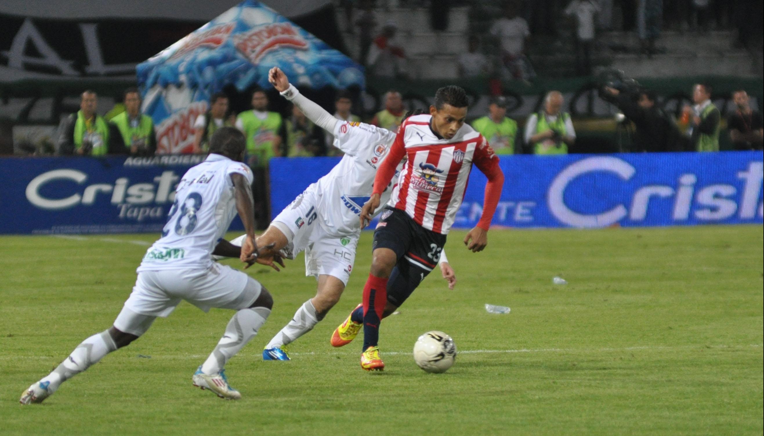 Jáider Romero en la final de Junior contra Once Caldas, en 2011.
