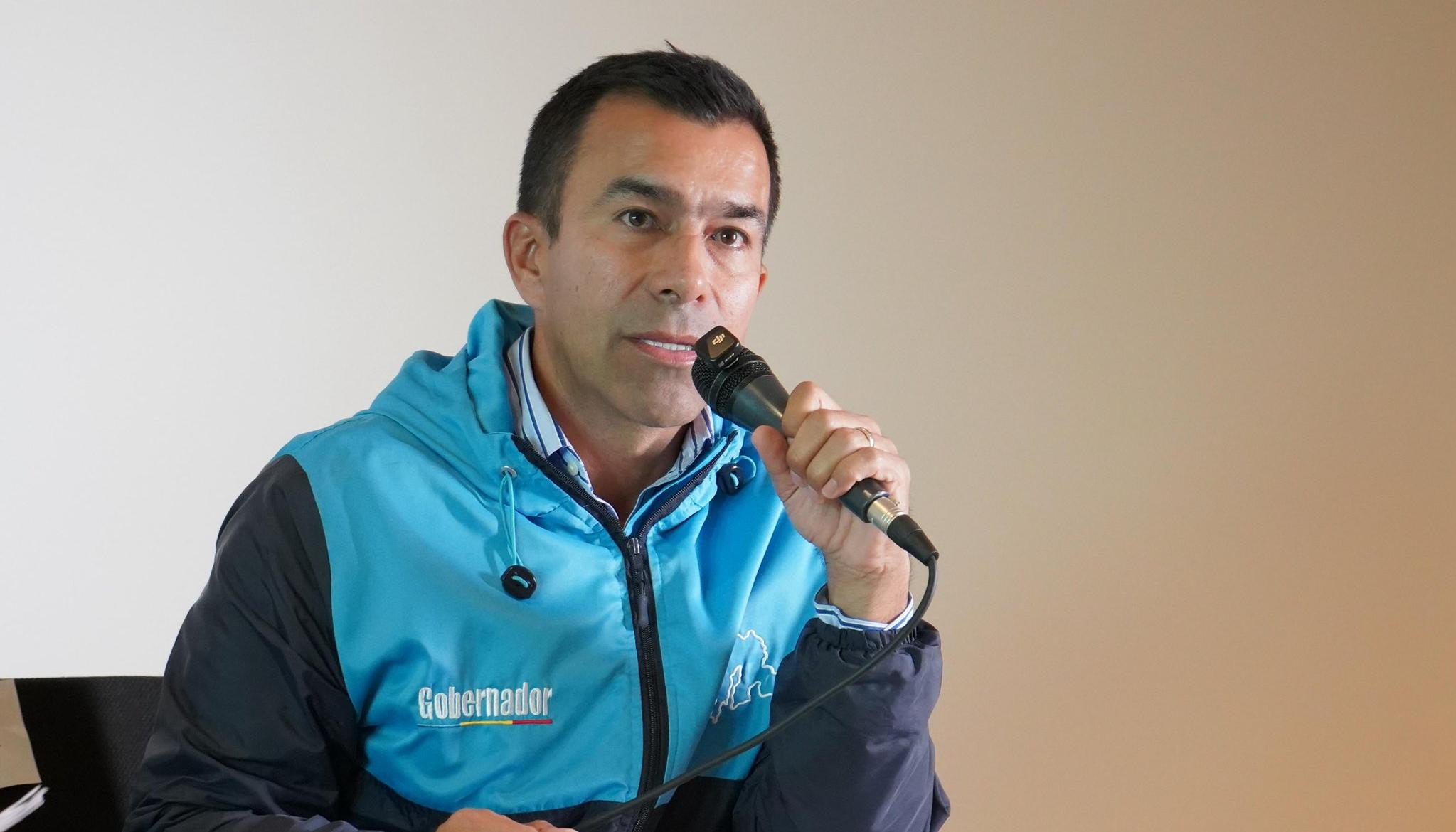 Jorge Rey, gobernador de Cundinamarca. 