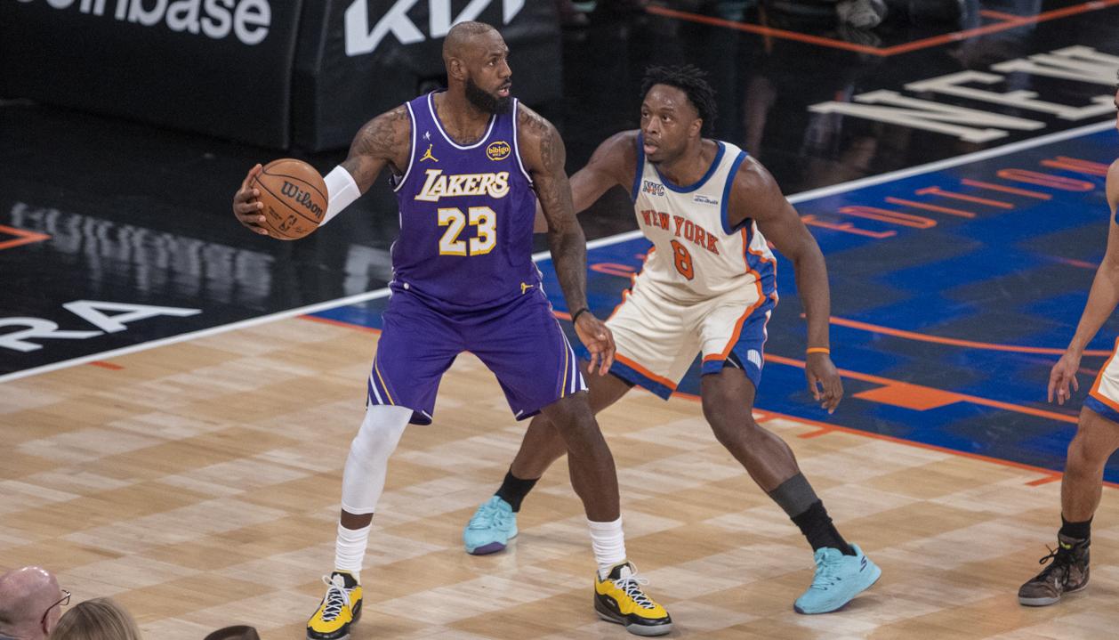 LeBron James, figura de los Lakers de Los Ángeles. 