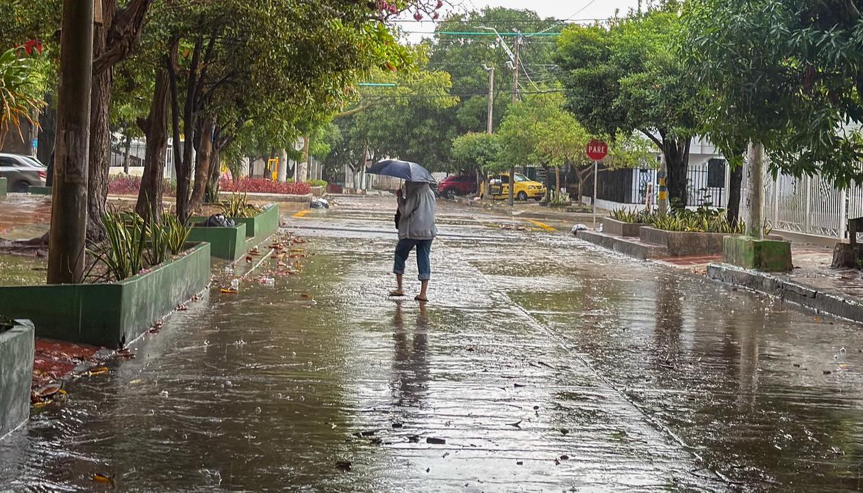 Las lluvias podrían extenderse hasta el miércoles. 
