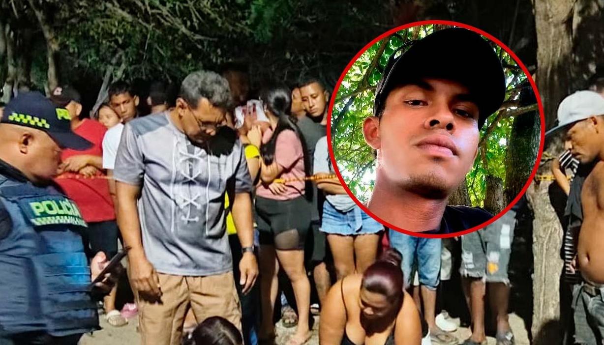 Lugar de los hechos y la víctima Amaury Altamar.