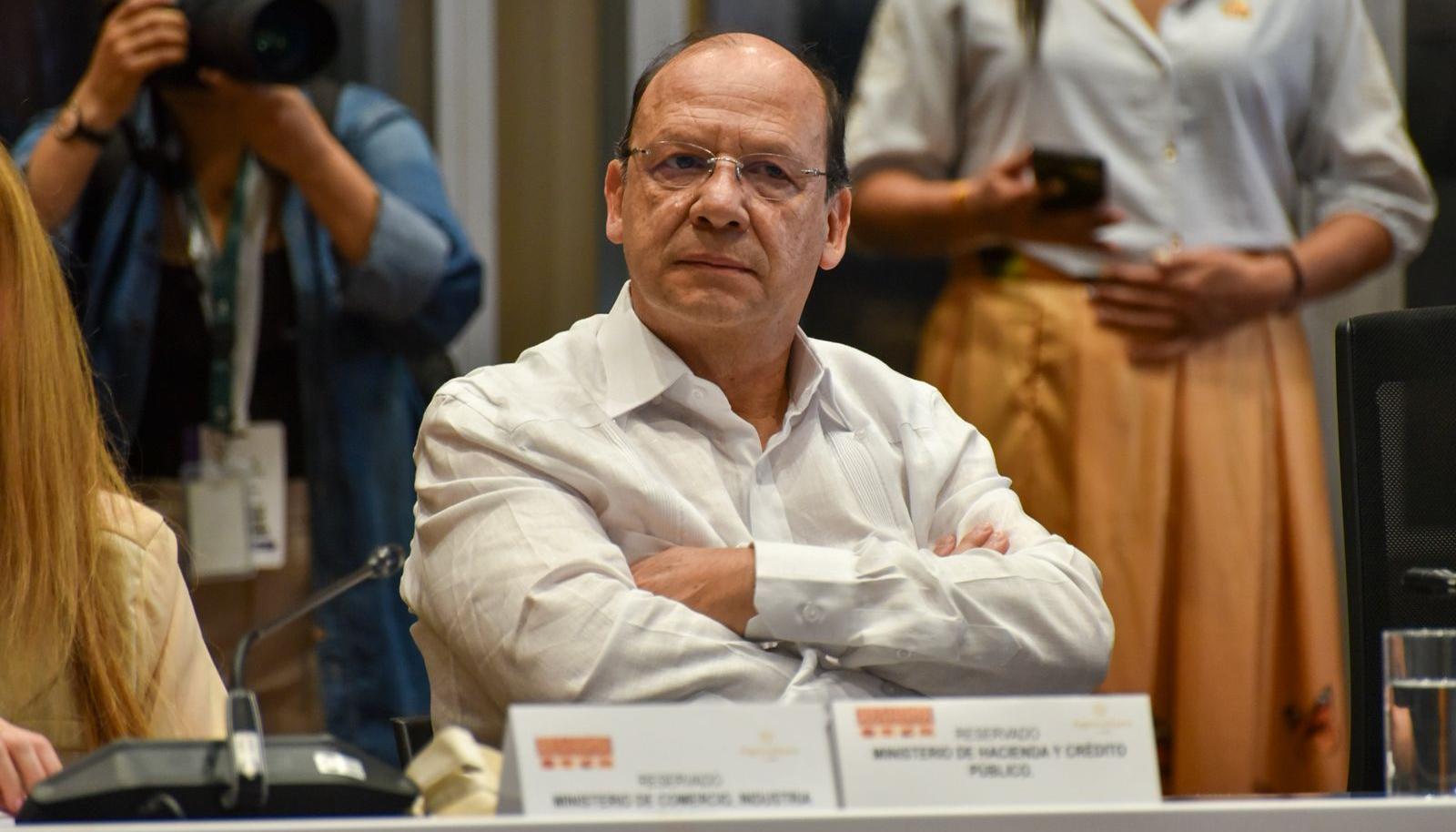 Germán Ávila, ministro de Hacienda y Crédito Público. 
