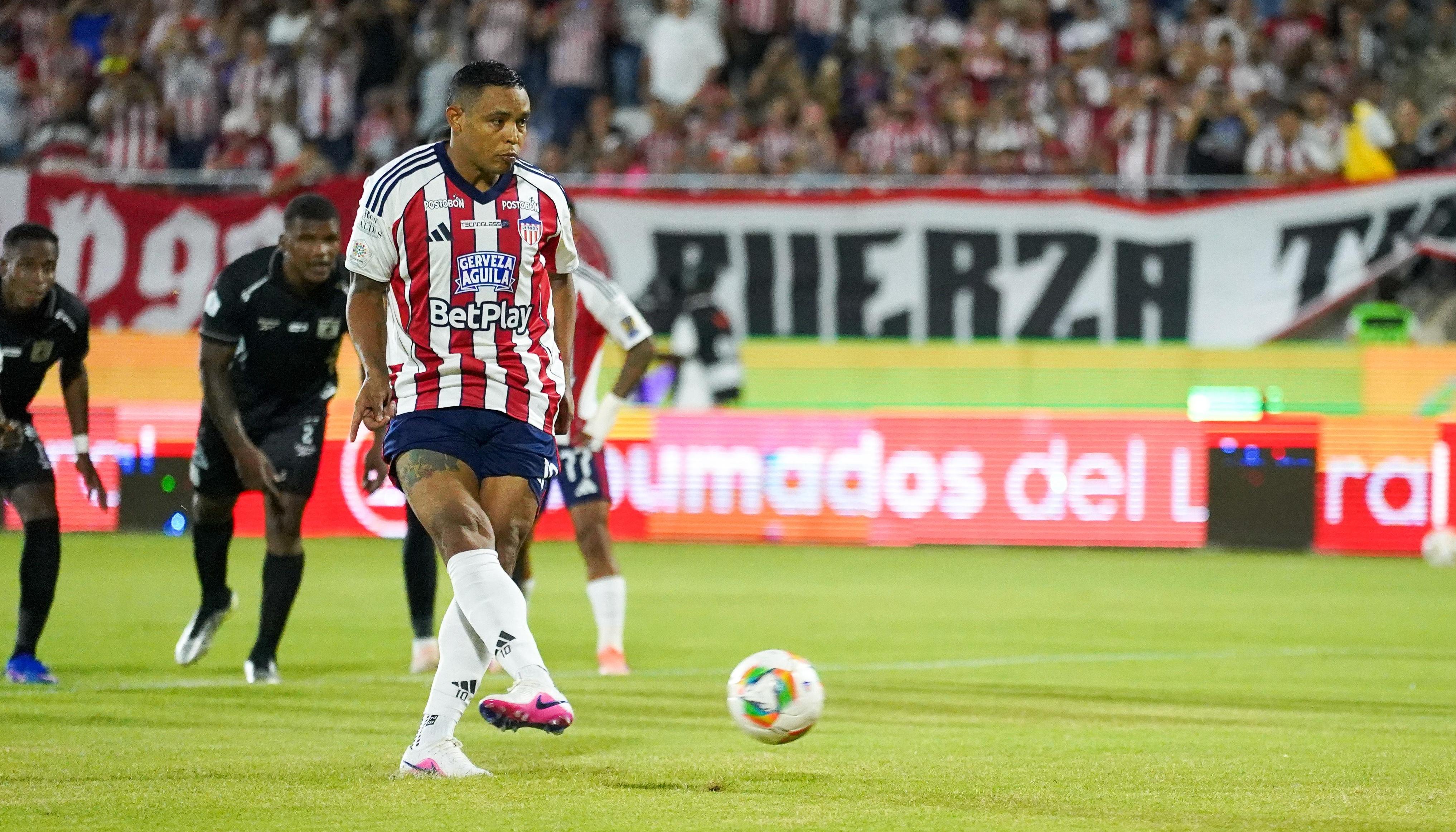 Luis Fernando Muriel es el máximo artillero del Junior con cuatro tantos.