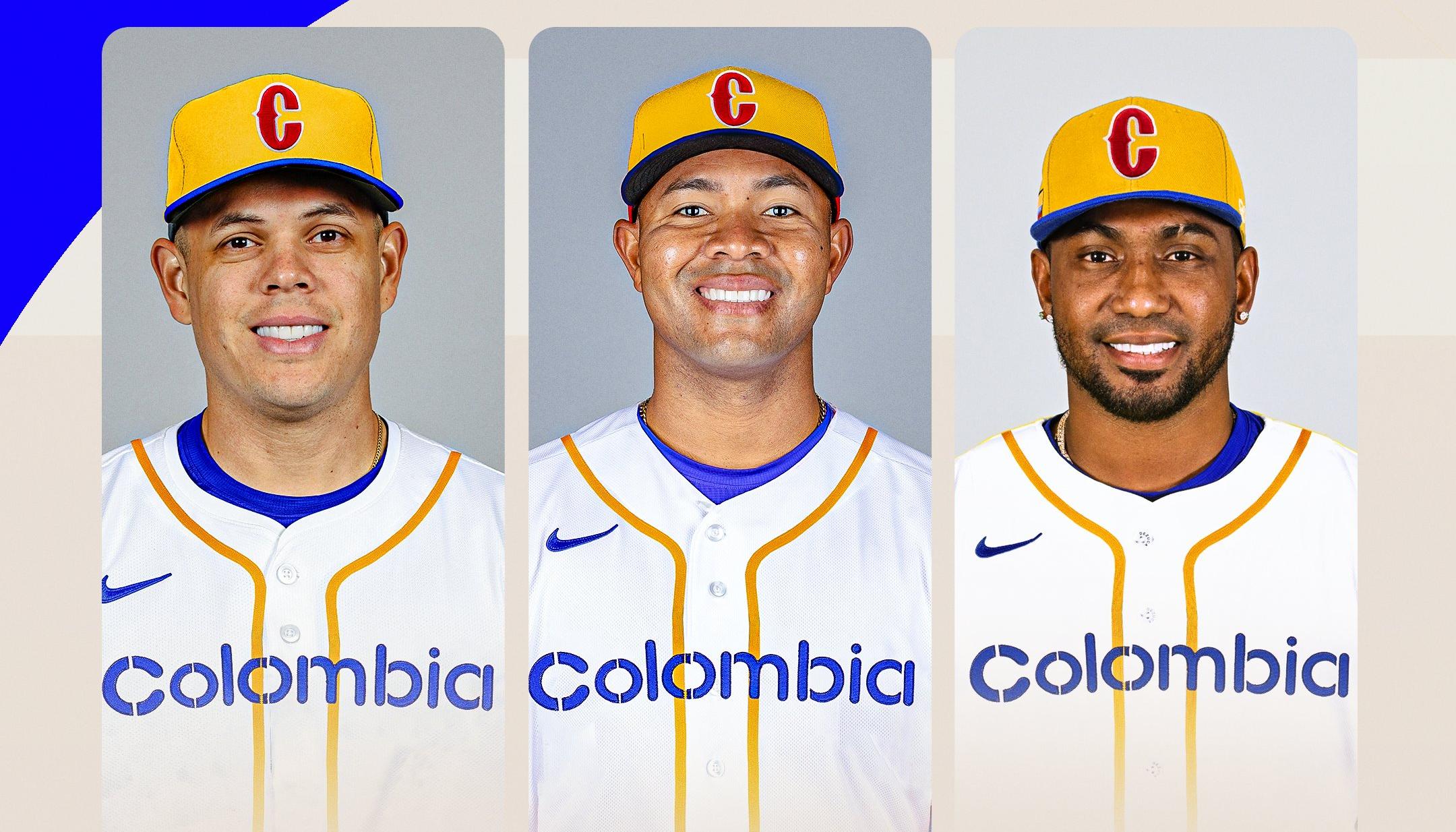 Gio Urshela, José Quintana y Julio Teherán, integrantes de la Seleccion Colombia en el Clásico Mundial de Béisbol. 