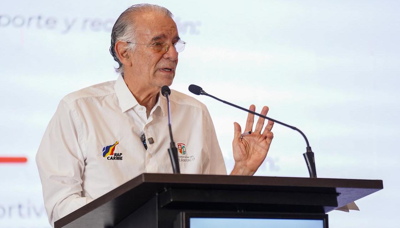 Eduardo Verano, gobernador del Atlántico. 