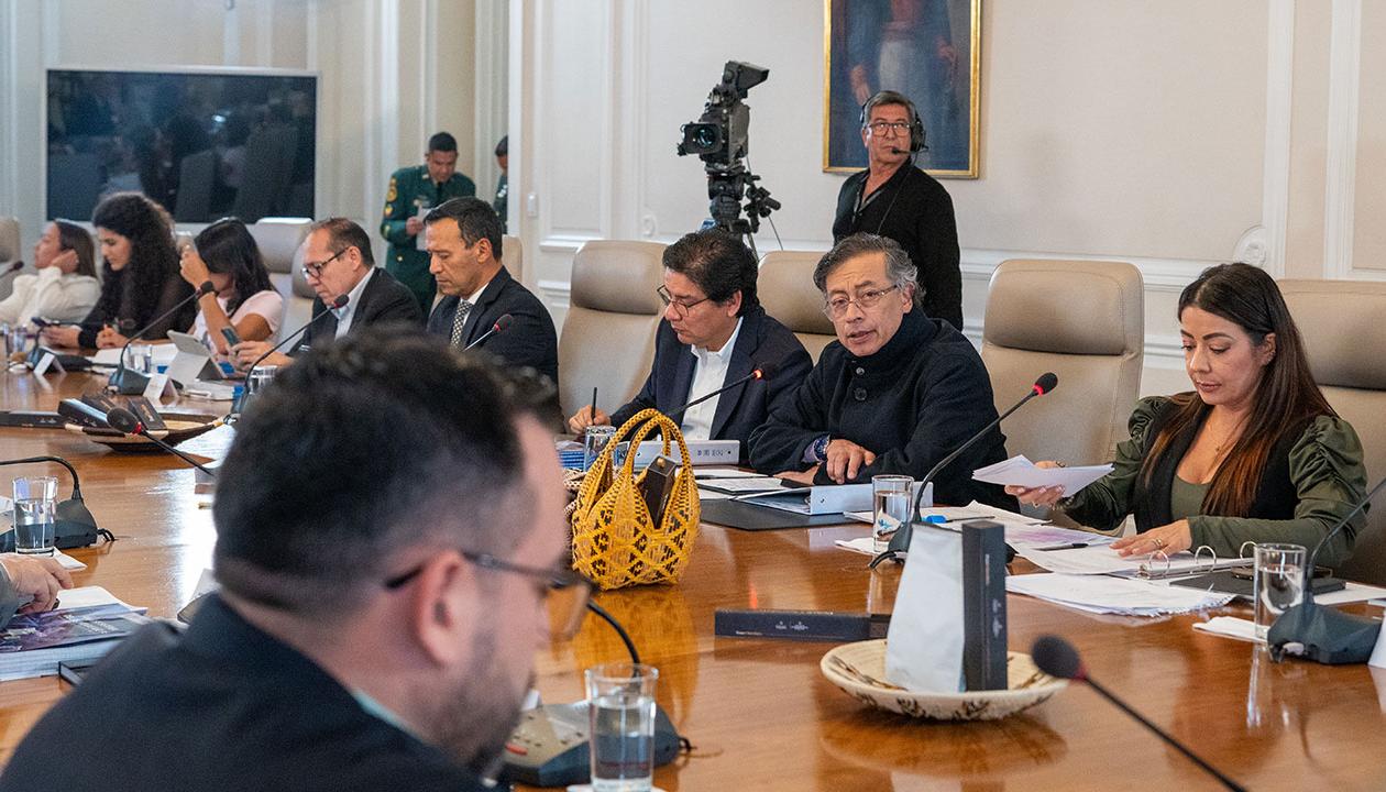 El Presidente colombiano, Gustavo Petro.