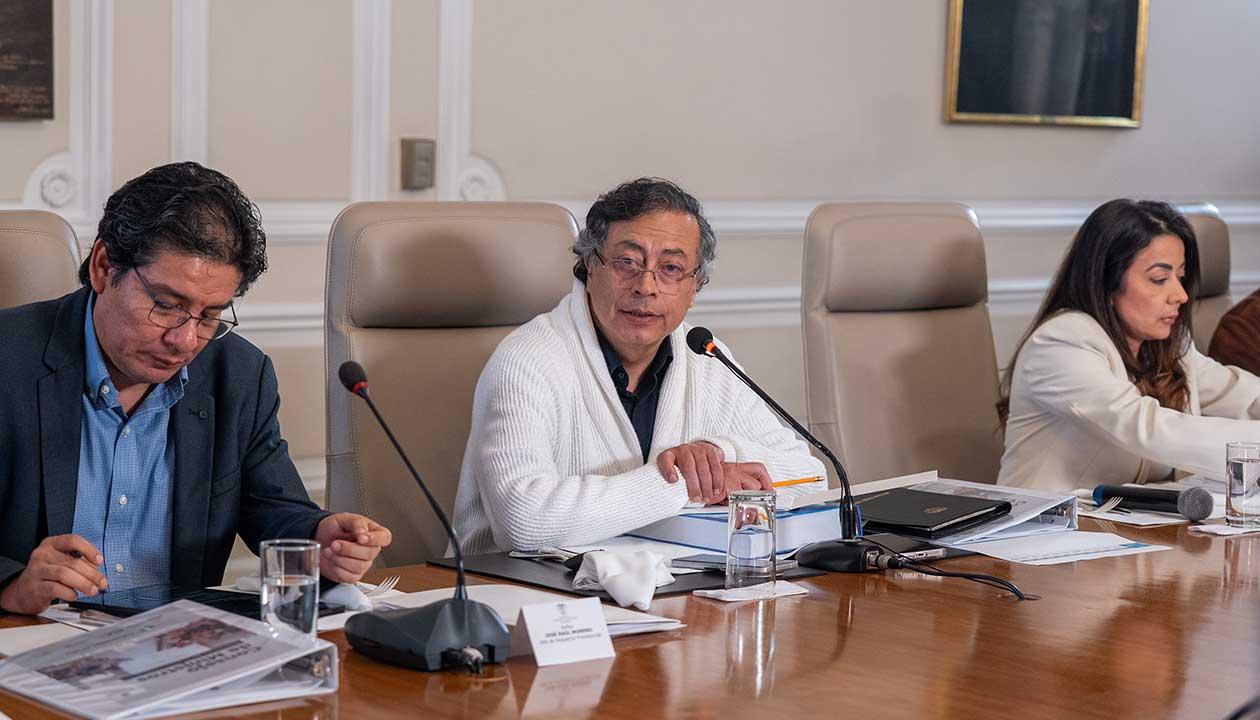 El Presidente de Colombia, Gustavo Petro.