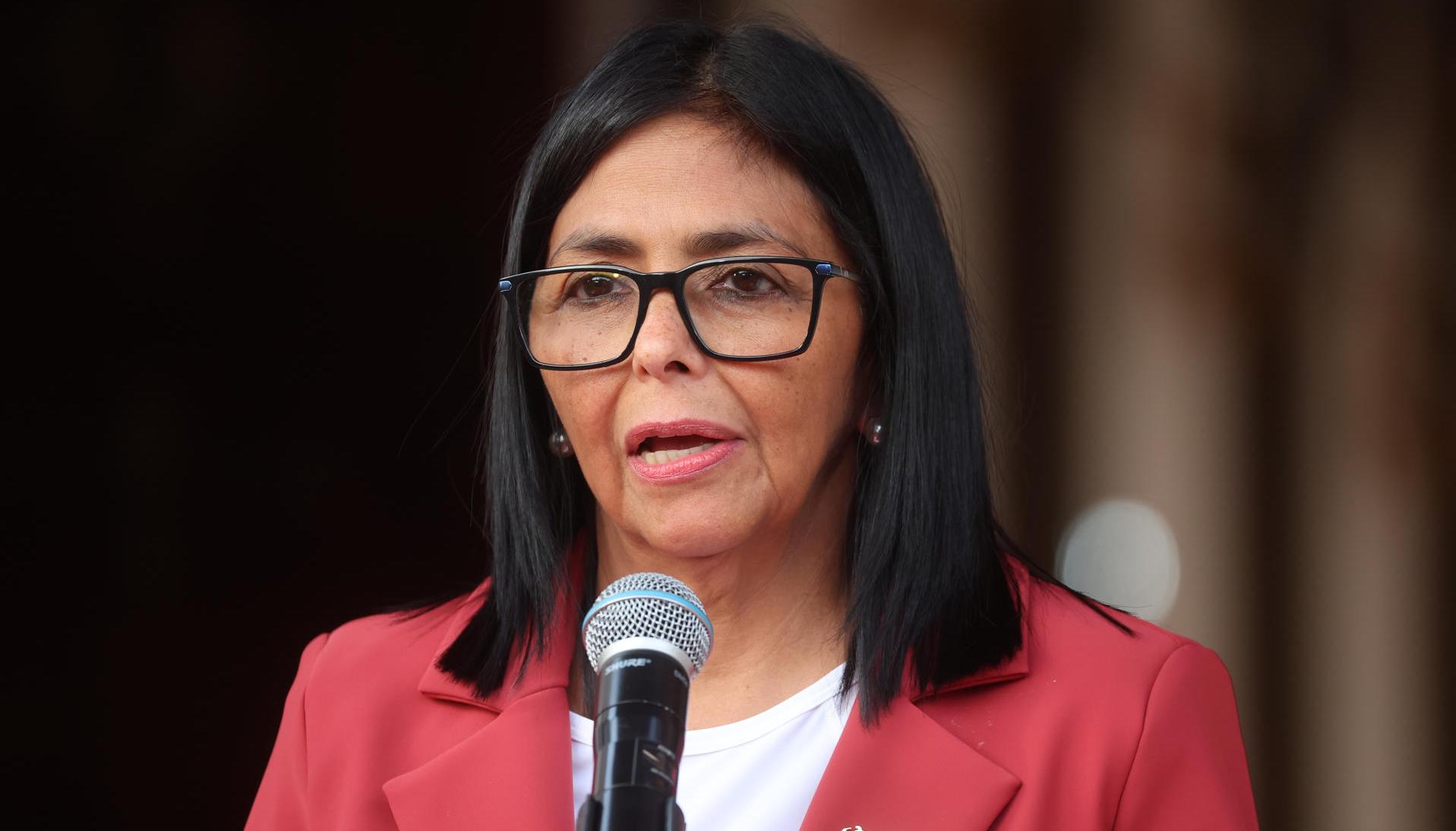 Delcy Rodríguez, Presidenta encargada de Venezuela.