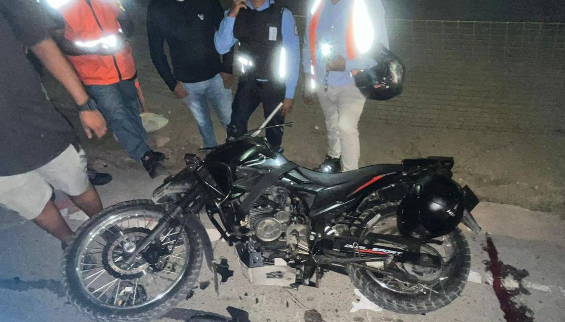 Accidente en Juan Mina. 