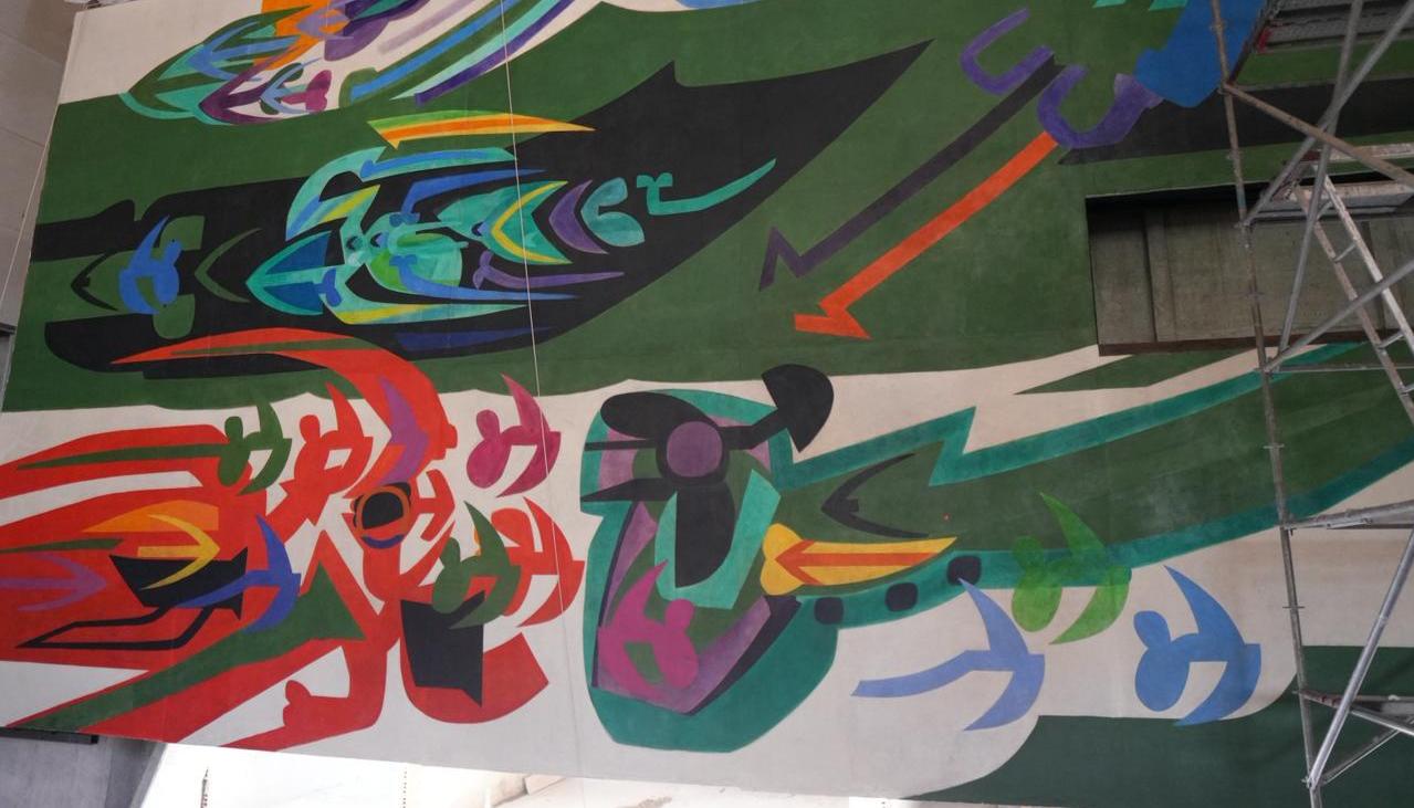 Mural de Alejandro Obregón.