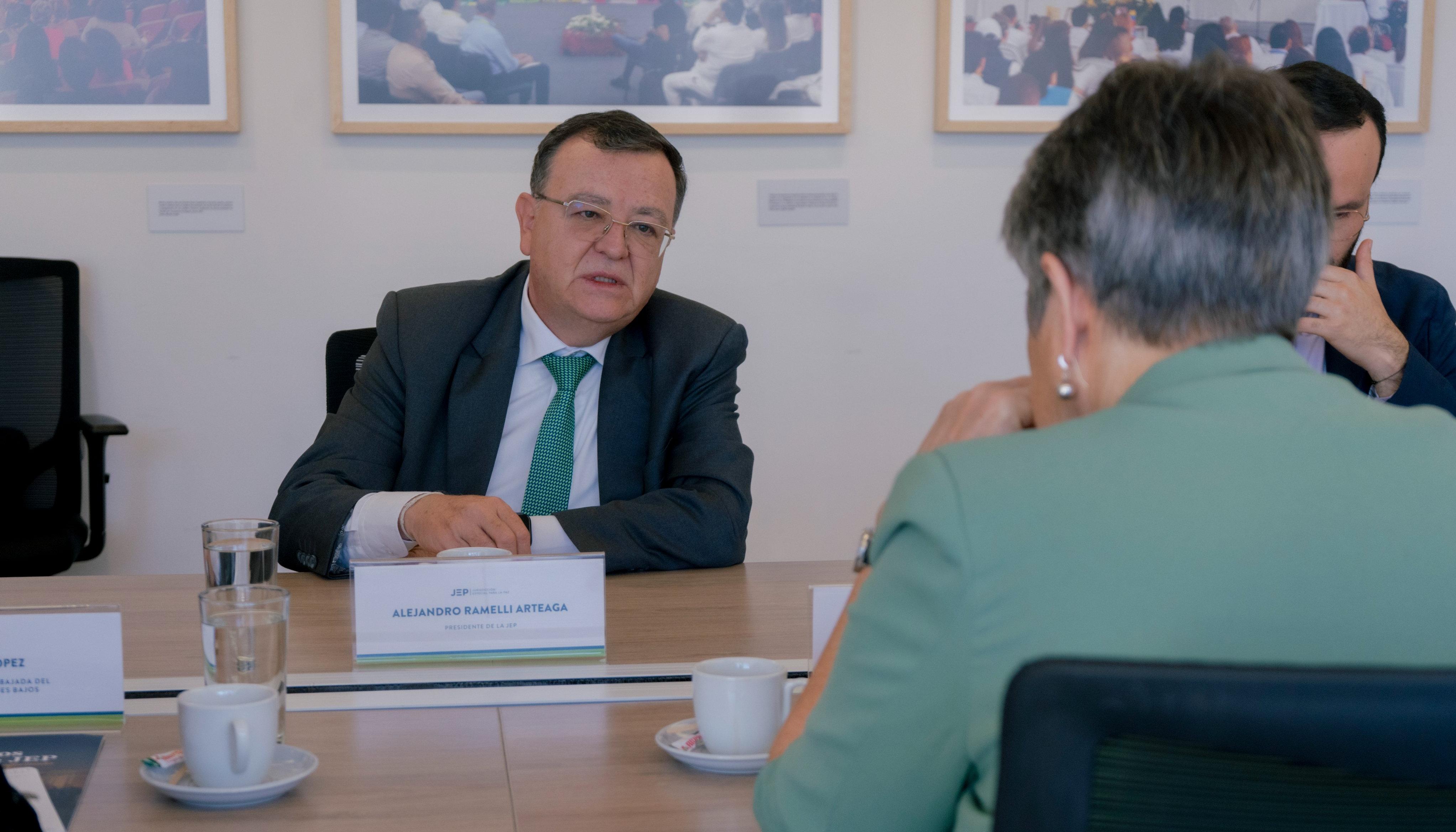 Alejandro Ramelli, presidente de la JEP. 