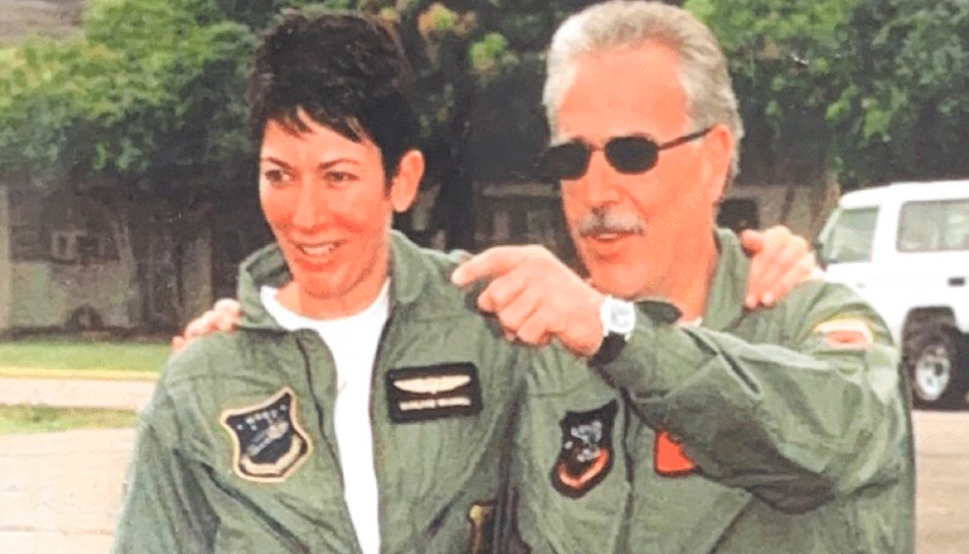 Ghislaine Maxwell y el expresidente Andrés Pastrana.