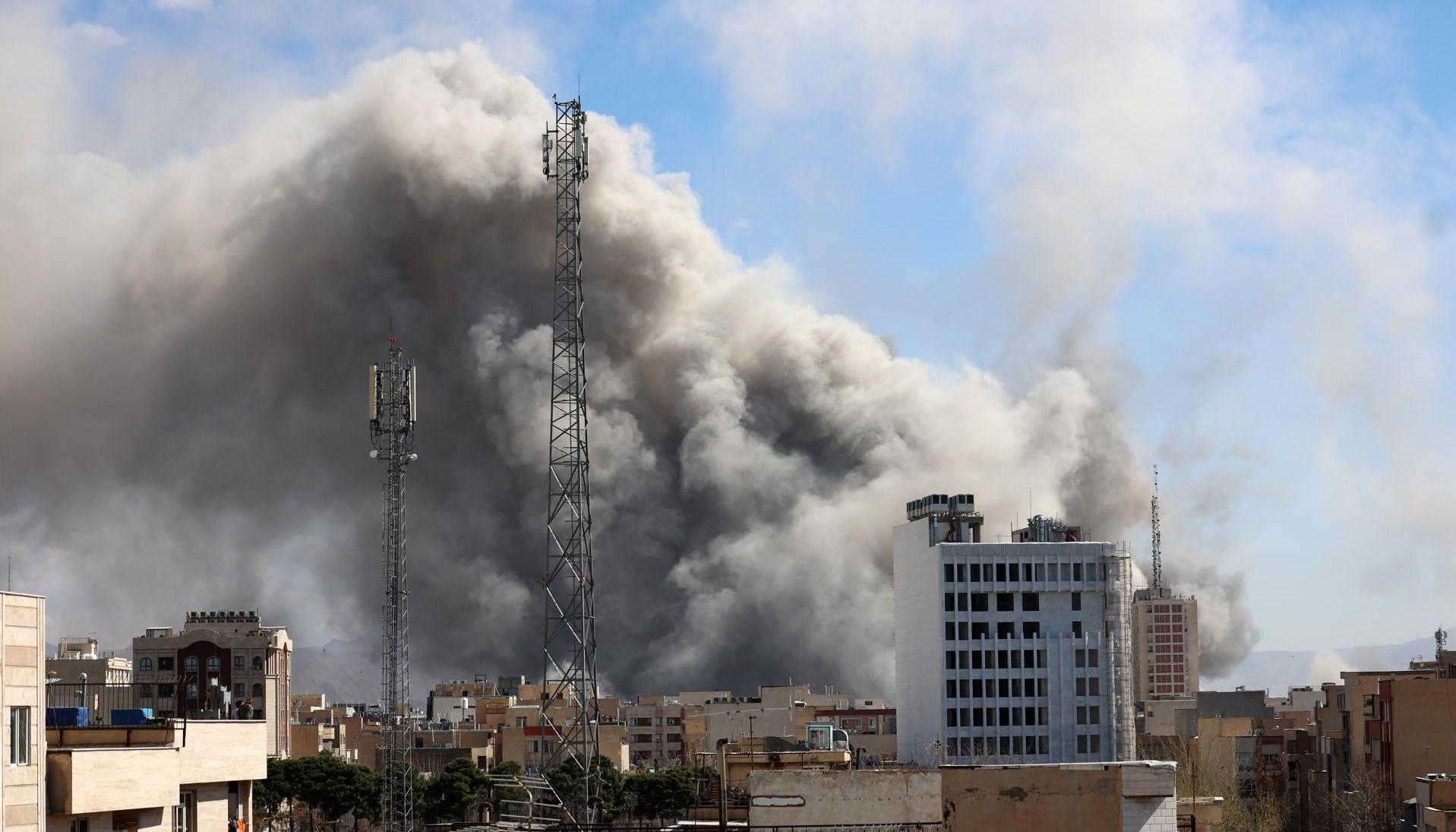Bombardeo de Israel sobre la capital de Teherán, en Irán. 