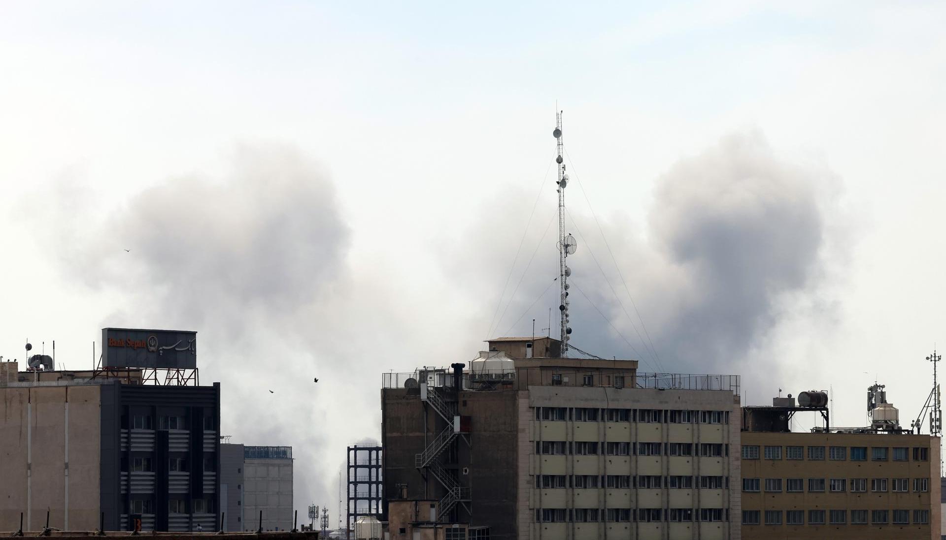 Ataques en Teherán, capital de Irán. 