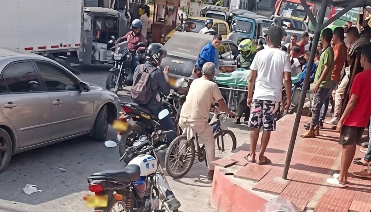 Atentado en el barrio Normandía