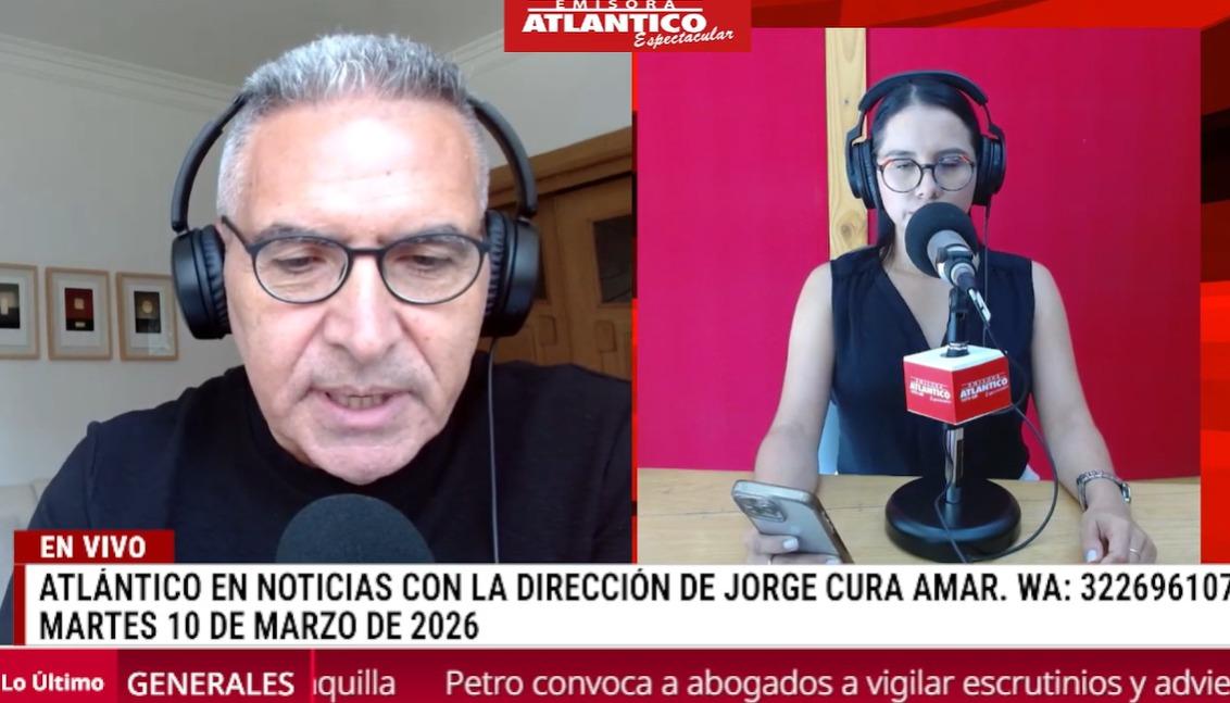 Transmisión de Atlántico en Noticias.
