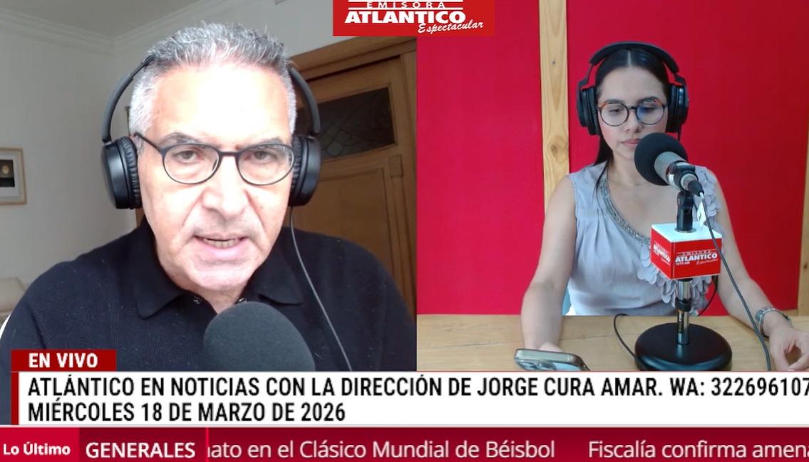 Transmisión de Atlántico en Noticias.