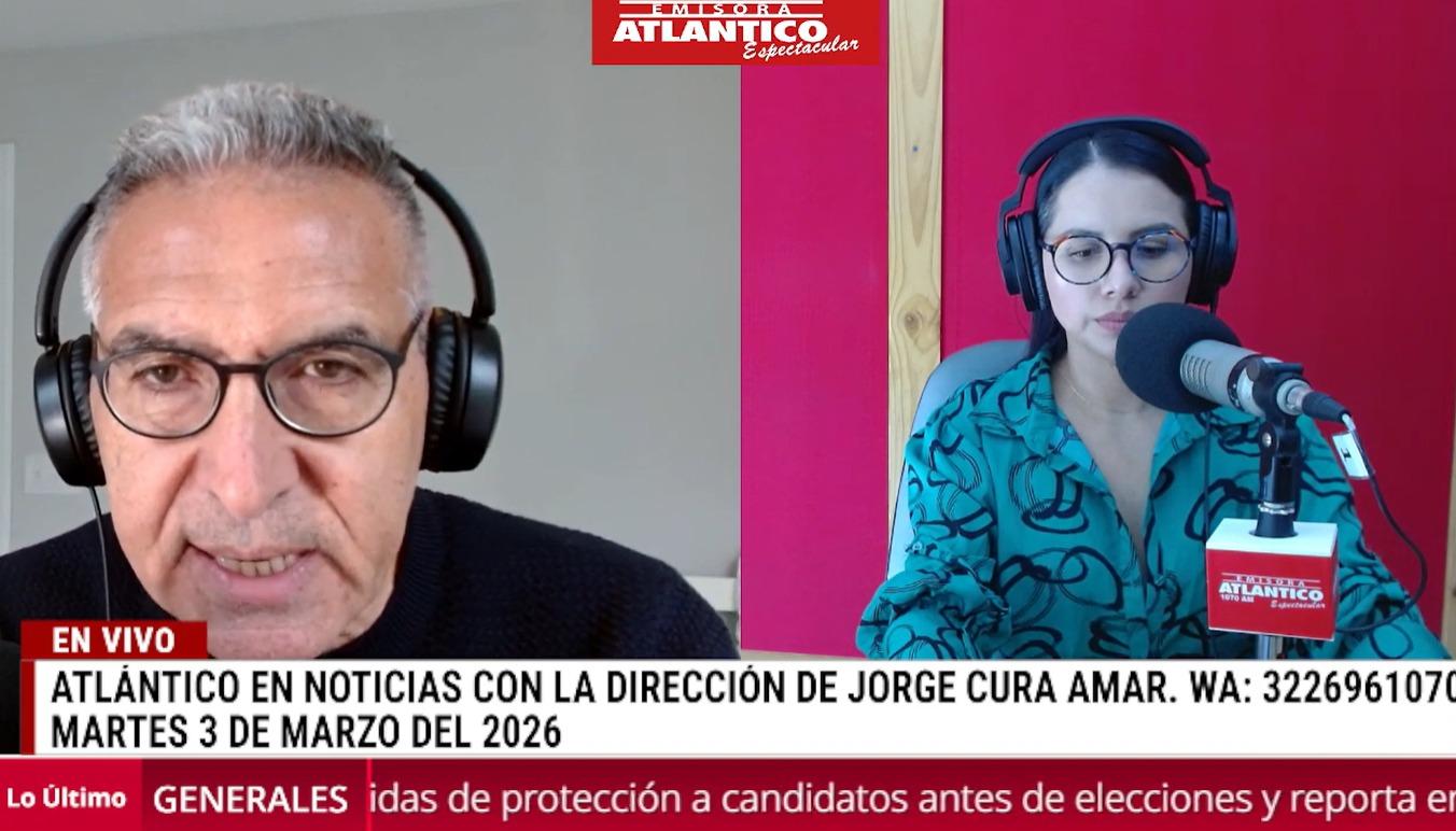Transmisión de Atlántico en Noticias.