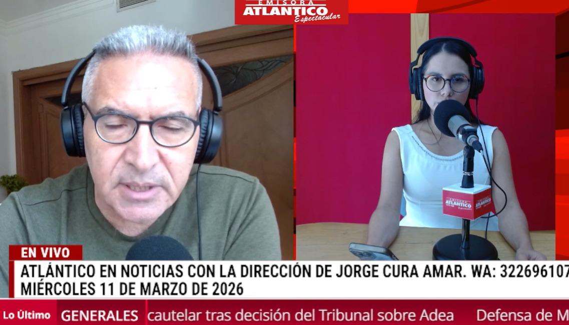 Transmisión de Atlántico en Noticias.