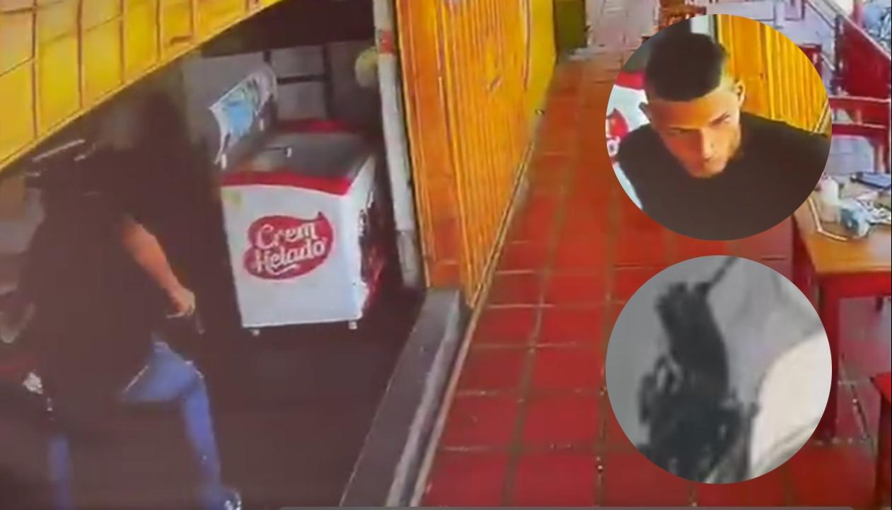 Momentos del atraco.