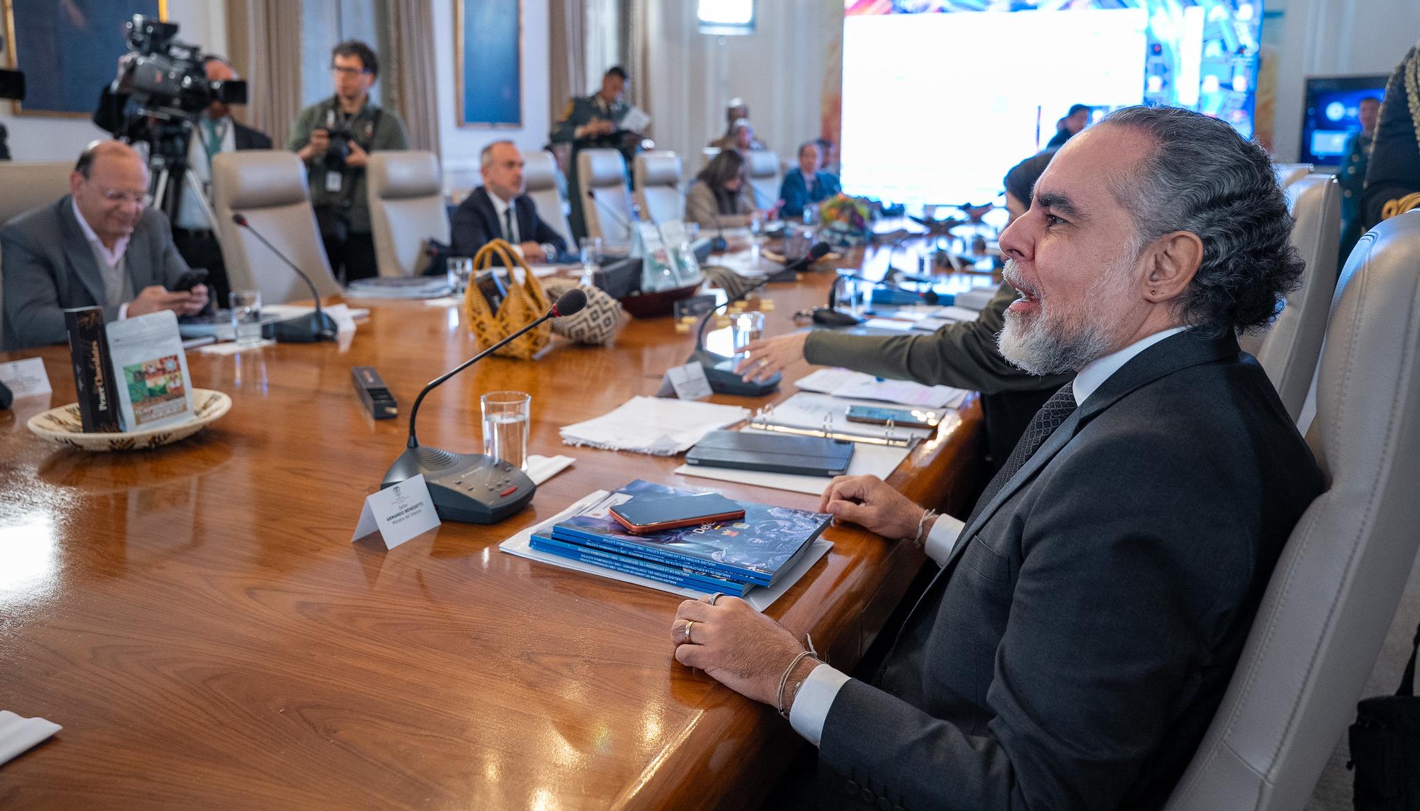 El Ministro del Interior, Armando Benedetti.