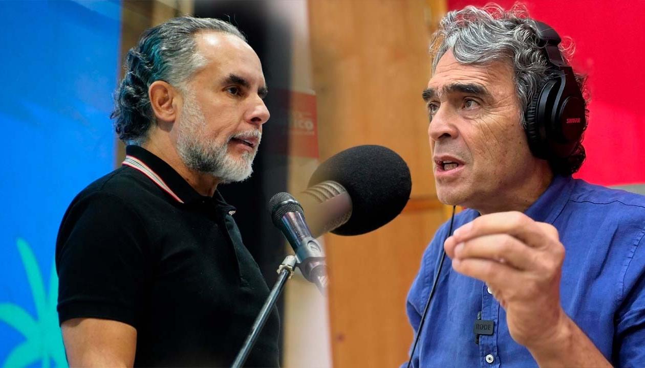 Armando Benedetti y Sergio Fajardo.