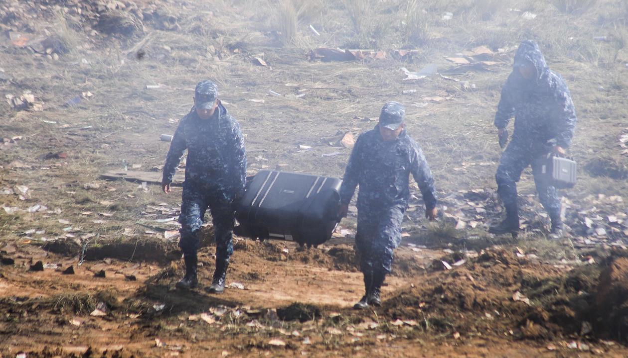 Lugar del accidente.