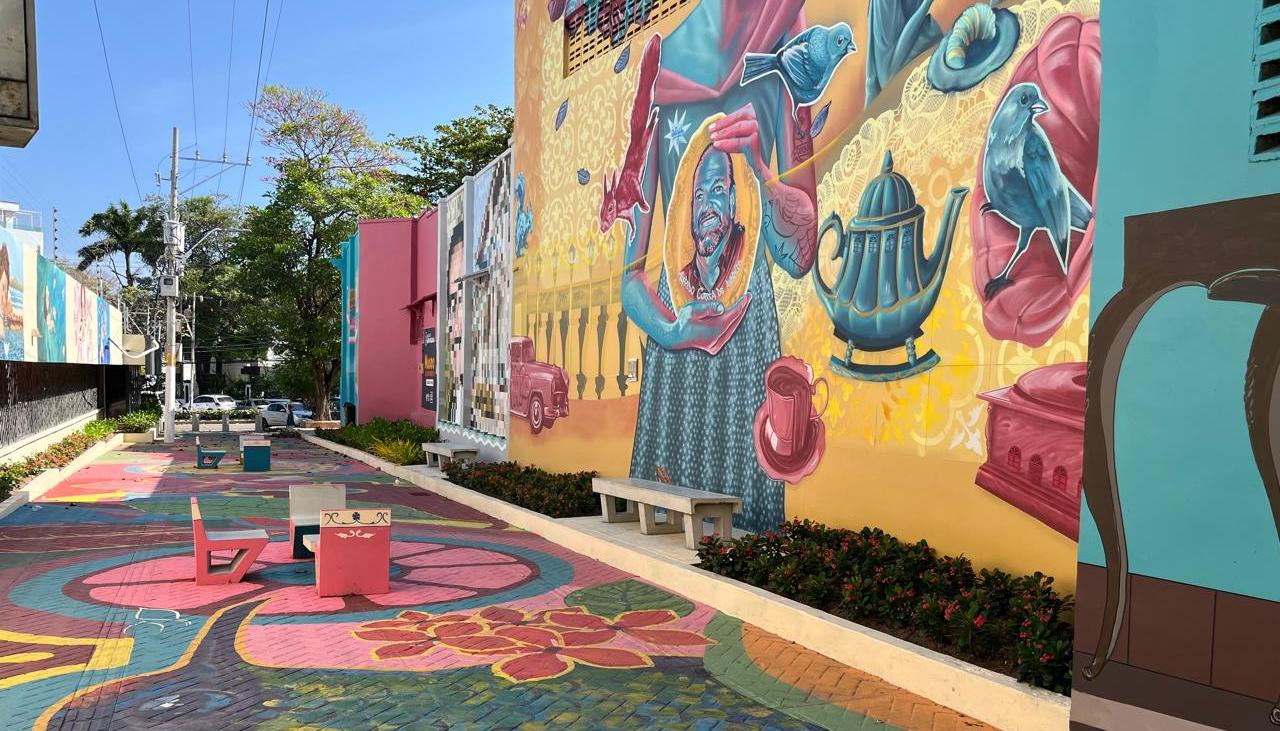 Callejones del barrio El Prado, en Barranquilla. 