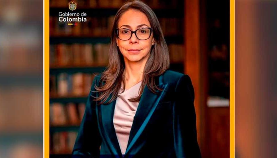 La embajadora Carolina Olarte Bácares.