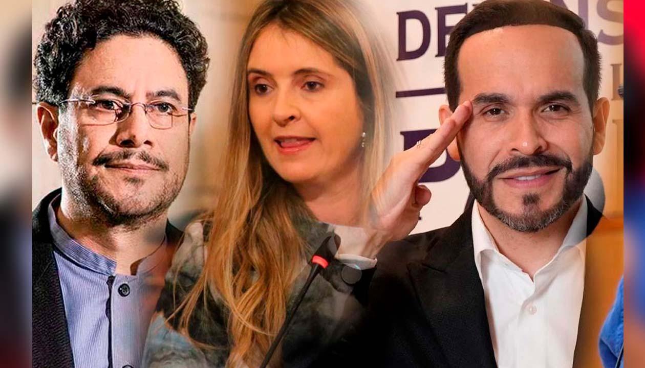 Iván Cepeda, Paloma Valencia y Abelardo De La Espriella.