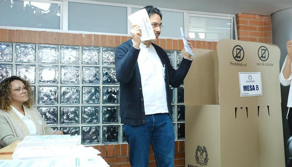 El candidato Iván Cepeda.